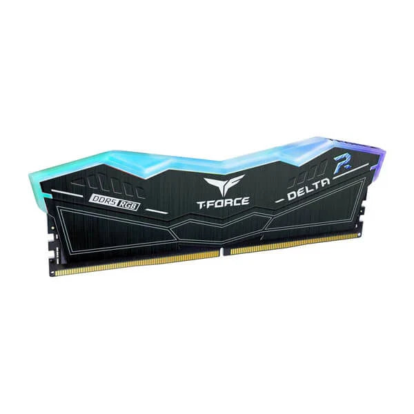 TEAMGROUP T-Force Delta RGB 64GB ( 32GBx2 ) 5200MHz DDR5 RAM (Black) ( CL40 )