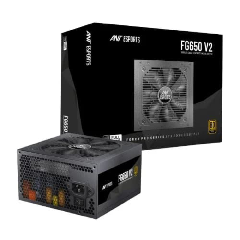 ANT ESPORTS FG650 V2 650W 80+ Gold Fully Modular Power Supply