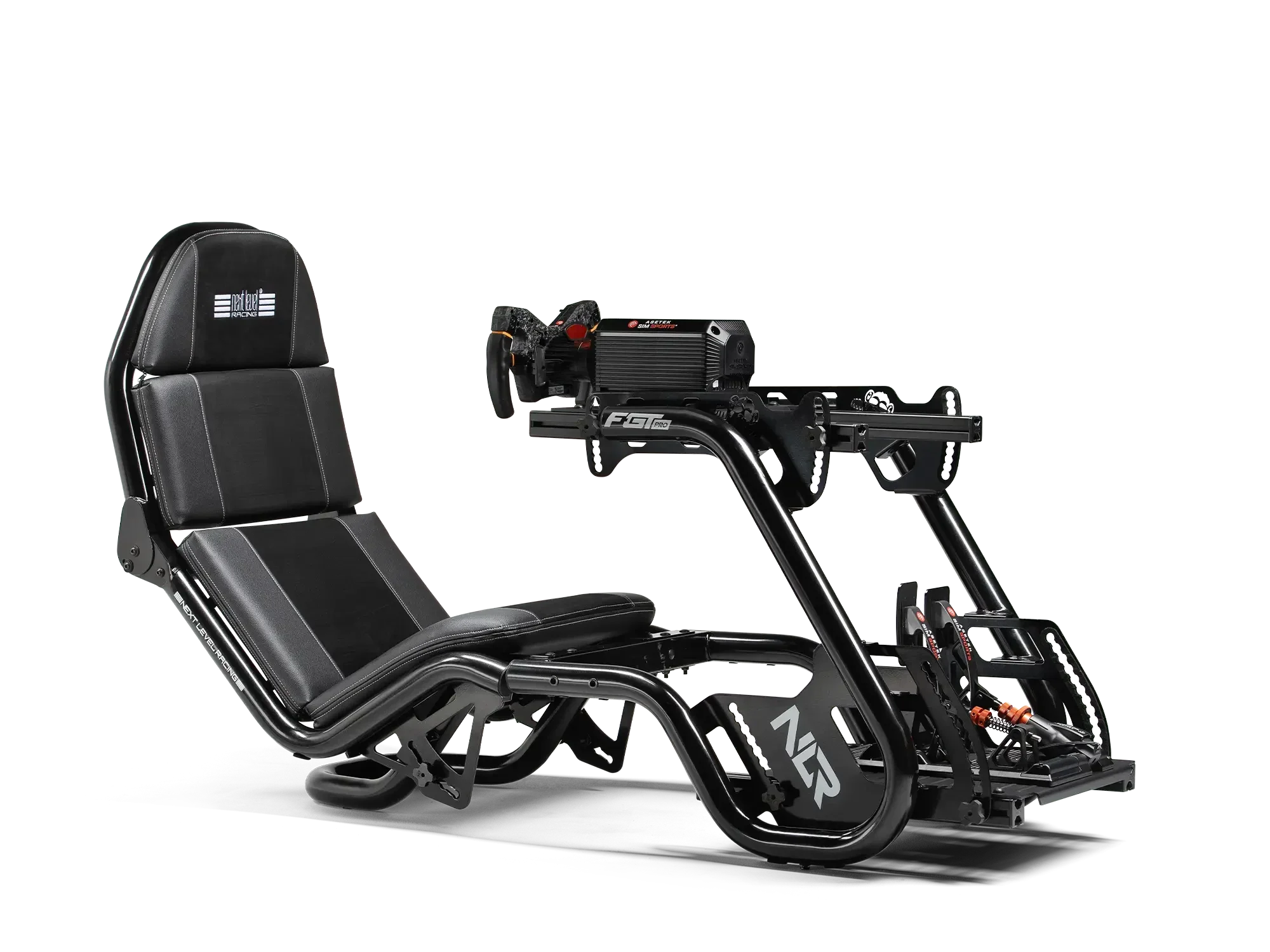NEXT LEVEL RACING F-GT PRO FORMULA AND GT RACING SIMULATOR COCKPIT - BLACK EDITION (NLR-R003)