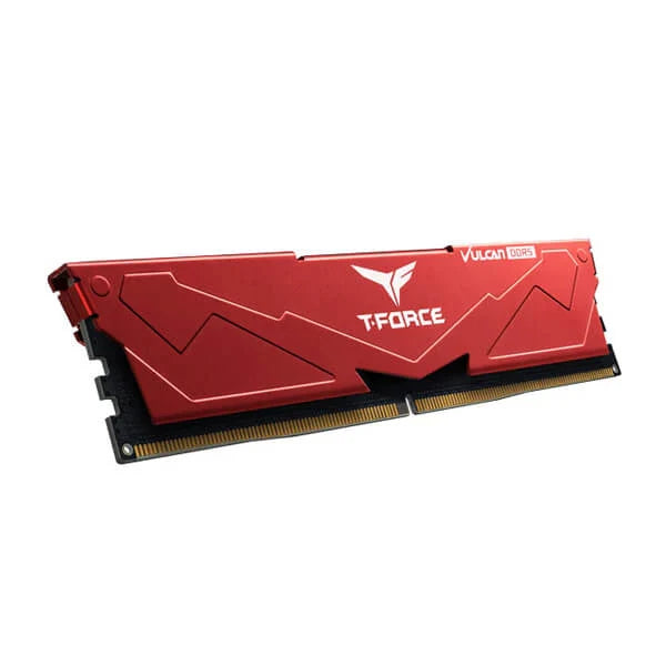 TEAMGROUP T-Force Vulcan 16GB ( 16GBx1 ) 6000MHz DDR5 RAM ( Red ) ( CL38 )