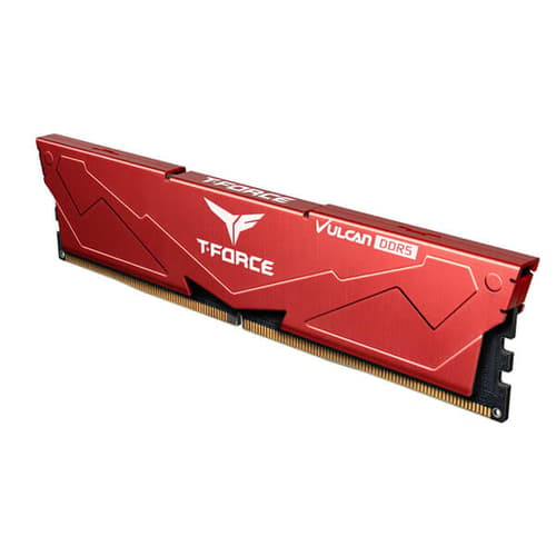 TEAMGROUP T-FORCE VULCAN 8GB (8GBX1) DDR5 5200MHZ DESKTOP RAM (RED)