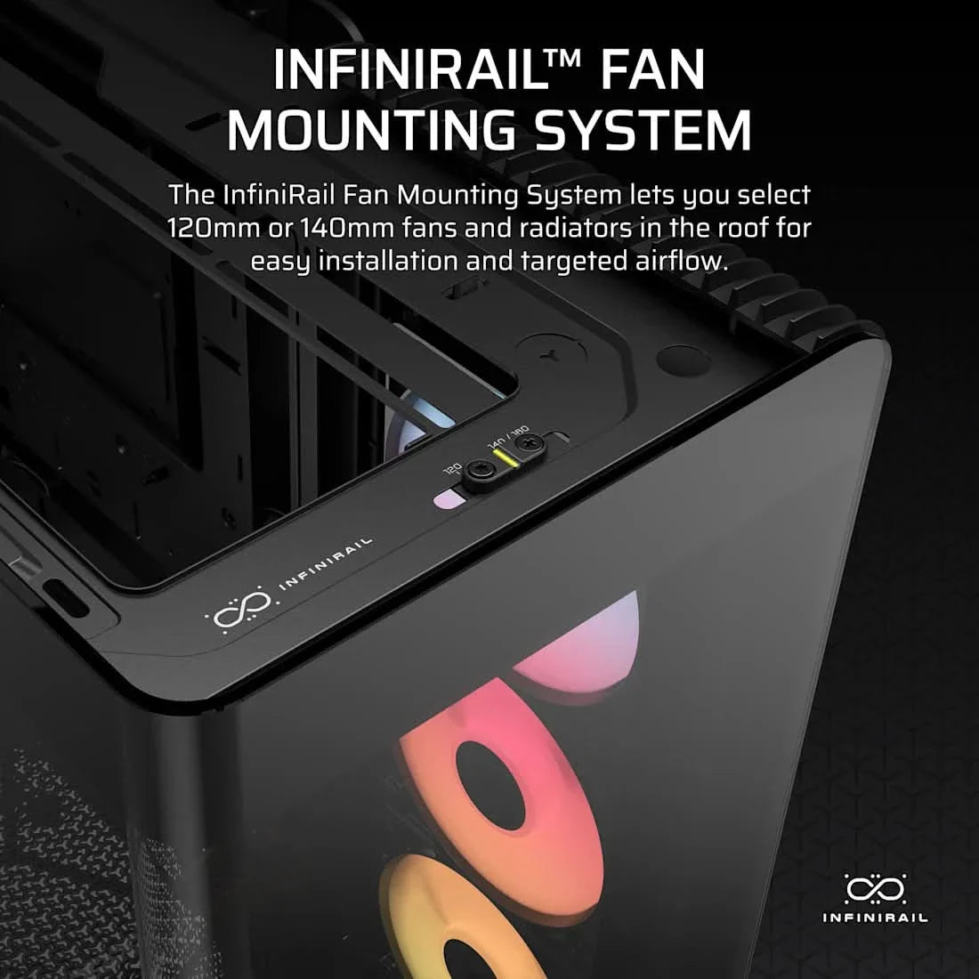 CORSAIR FRAME 4500X Panoramic Glass Mid-Tower PC Case