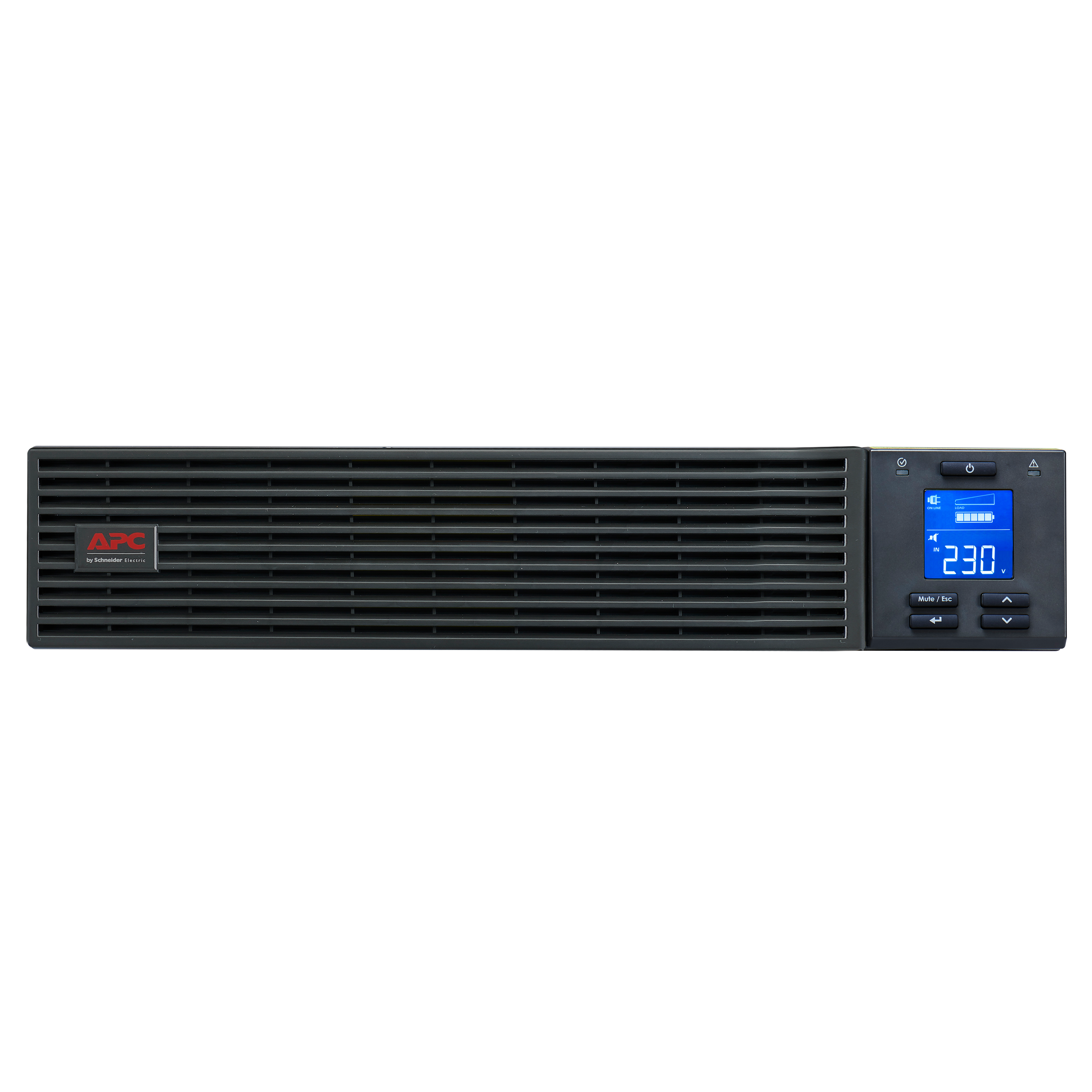 APC EASY UPS ON-LINE SRV1KL-IN - 1000VA/ 800W | 230V | 4 INDIA 3-PIN 6A OUTLETS | RACKMOUNT 2U | INTELLIGENT CARD SLOT | VISUAL LCD AND AUDIBLE ALARMS |W/O RAIL KIT | 2 YEARS WARRANTY