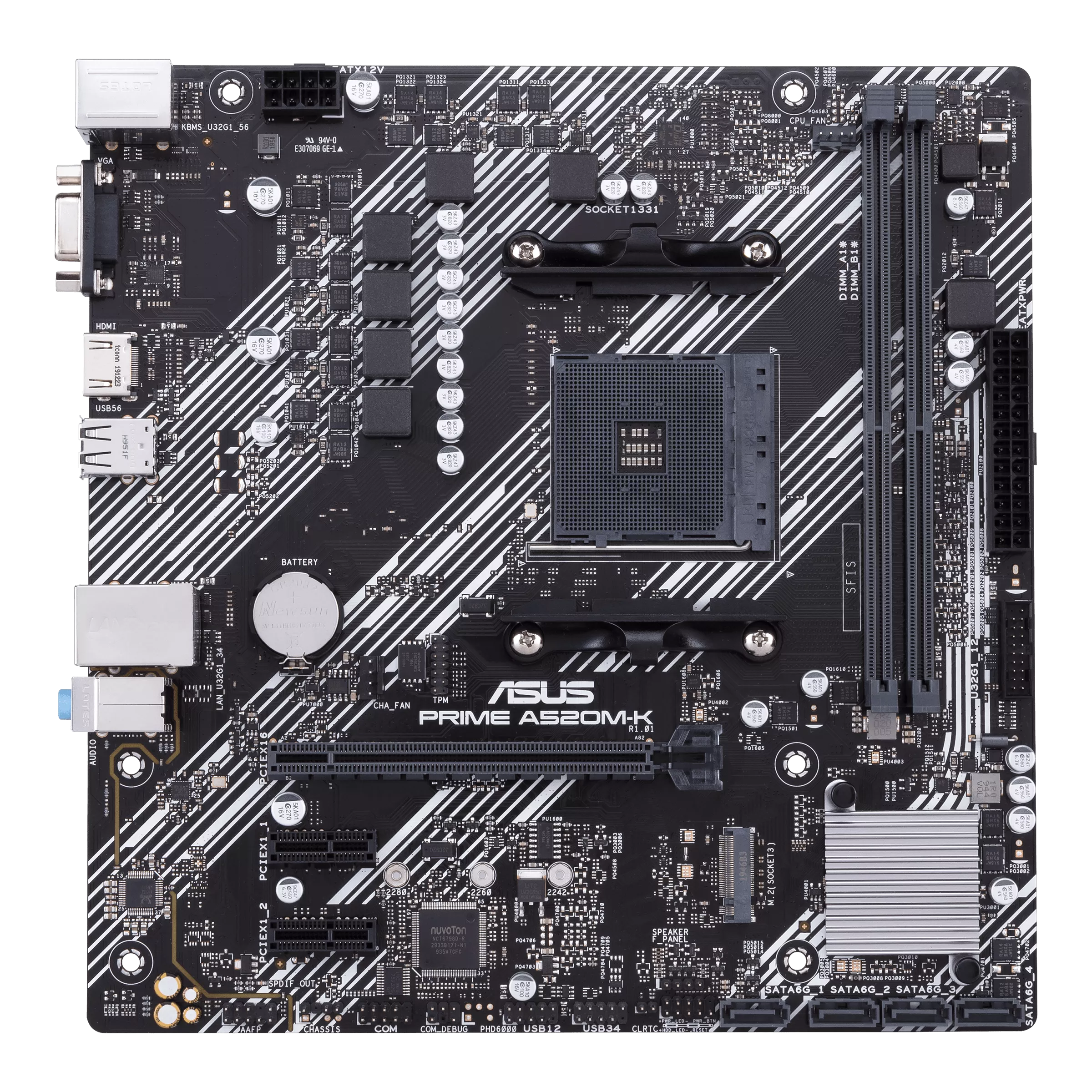 ASUS PRIME A520M-K AM4 DDR4 MOTHERBOARD