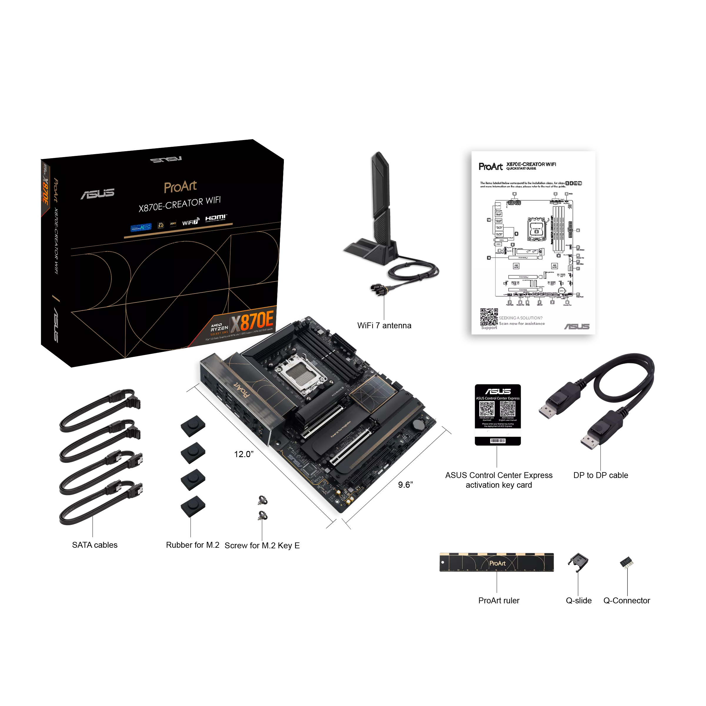 ASUS PROART X870E-CREATOR WIFI AM5 ATX MOTHERBOARD