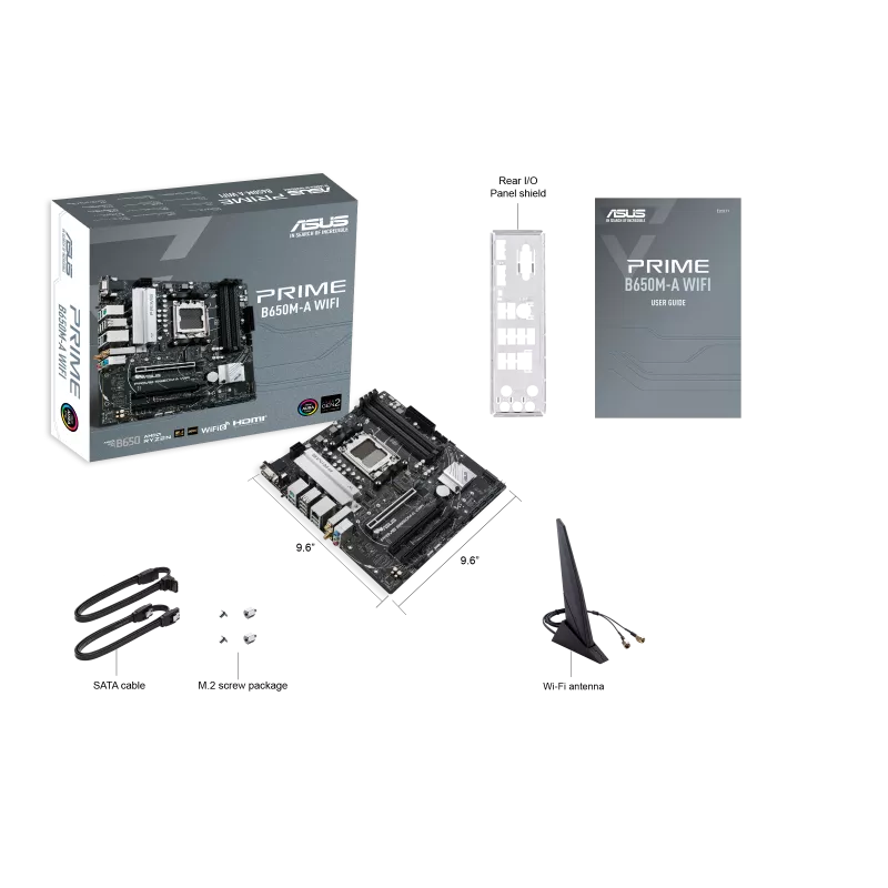 ASUS PRIME B650M-A WIFI AMD AM5 MOTHERBOARD