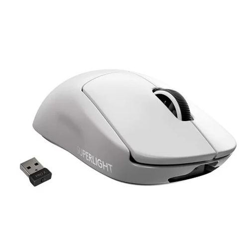 LOGITECH G Pro X Superlight Wireless Ambidextrous Gaming Mouse ( 25600DPI / 5 Macro Buttons ) ( White )