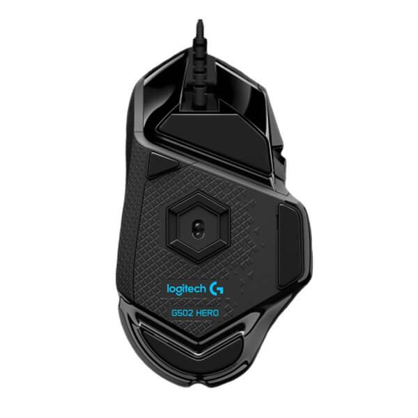 LOGITECH G502 Hero Wired Ergonomic Gaming Mouse ( 910-005472 ) ( 25600DPI / 6 Macro Buttons ) ( Black )