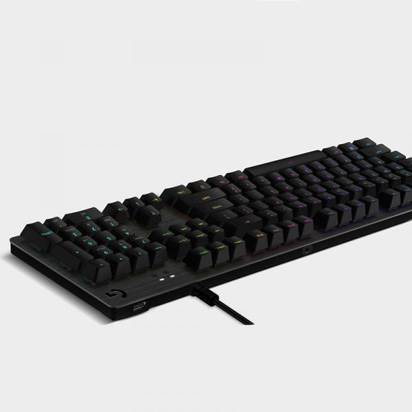 LOGITECH G512 RGB Full Size Mechanical Wired Gaming Keyboard ( Romer-G Switch ) ( Carbon )