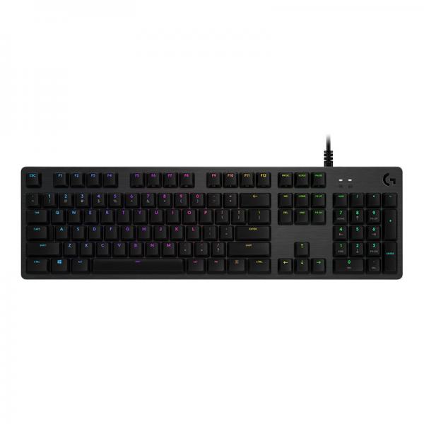 LOGITECH G512 RGB Full Size Mechanical Wired Gaming Keyboard ( Romer-G Switch ) ( Carbon )