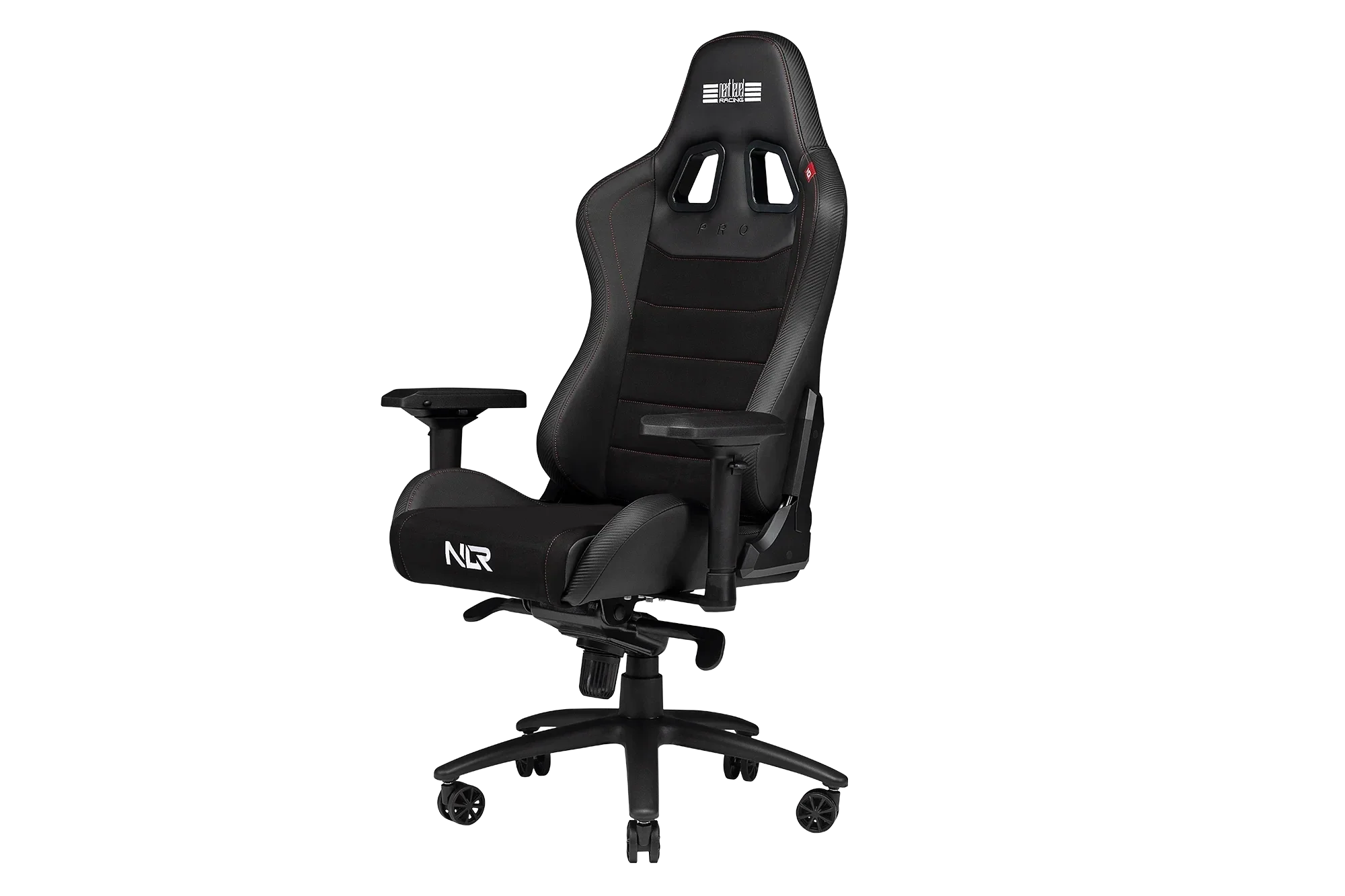 NEXT LEVEL RACING PRO GAMING CHAIR BLACK LEATHER & SUEDE EDITION NLR-G003