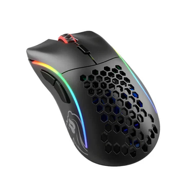 GLORIOUS Model D Minus Wireless Ergonomic Gaming Mouse ( GLO-MS-DM-MB ) ( 12000DPI / 6 Macro Buttons ) ( Matte Black )