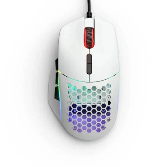 GLORIOUS Model I Wired Ergonomic Gaming Mouse ( 9 Macro Buttons ) ( Matte White )