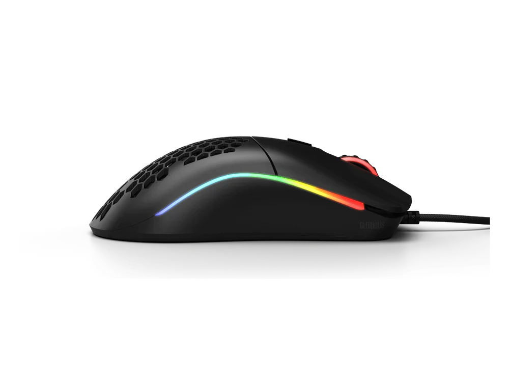 GLORIOUS Model O minus Wired Ergonomic Gaming Mouse ( 12000DPI / 6 Macro Buttons ) ( Matte Black )