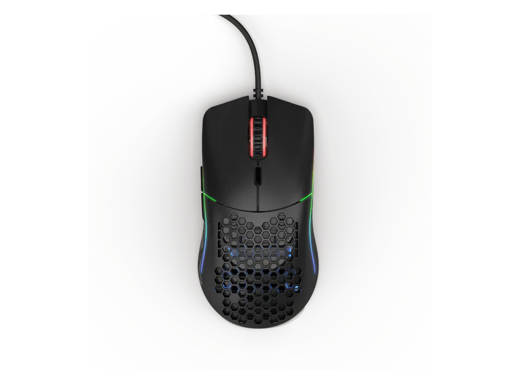 GLORIOUS Model O minus Wired Ergonomic Gaming Mouse ( 12000DPI / 6 Macro Buttons ) ( Matte Black )