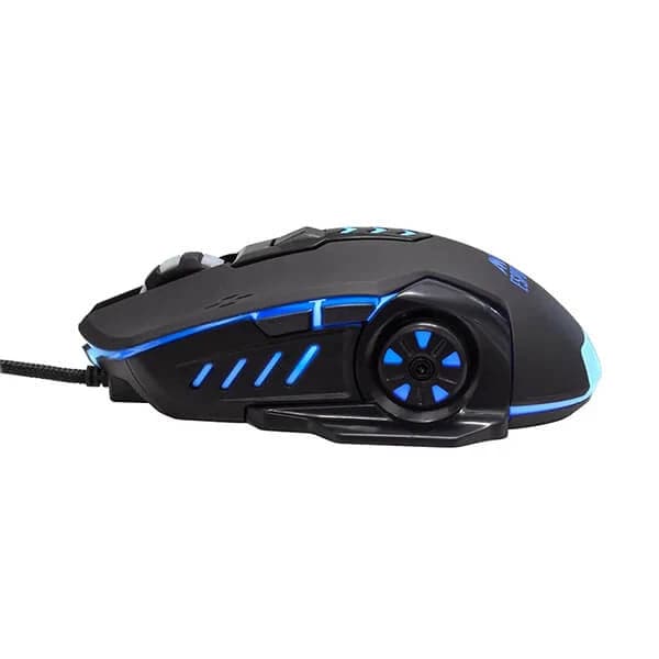 ANT ESPORTS GM70 Wired Ambidextrous Optical Gaming Mouse ( GM70 ) ( 3600DPI / 6 Macro Buttons) ( Black )