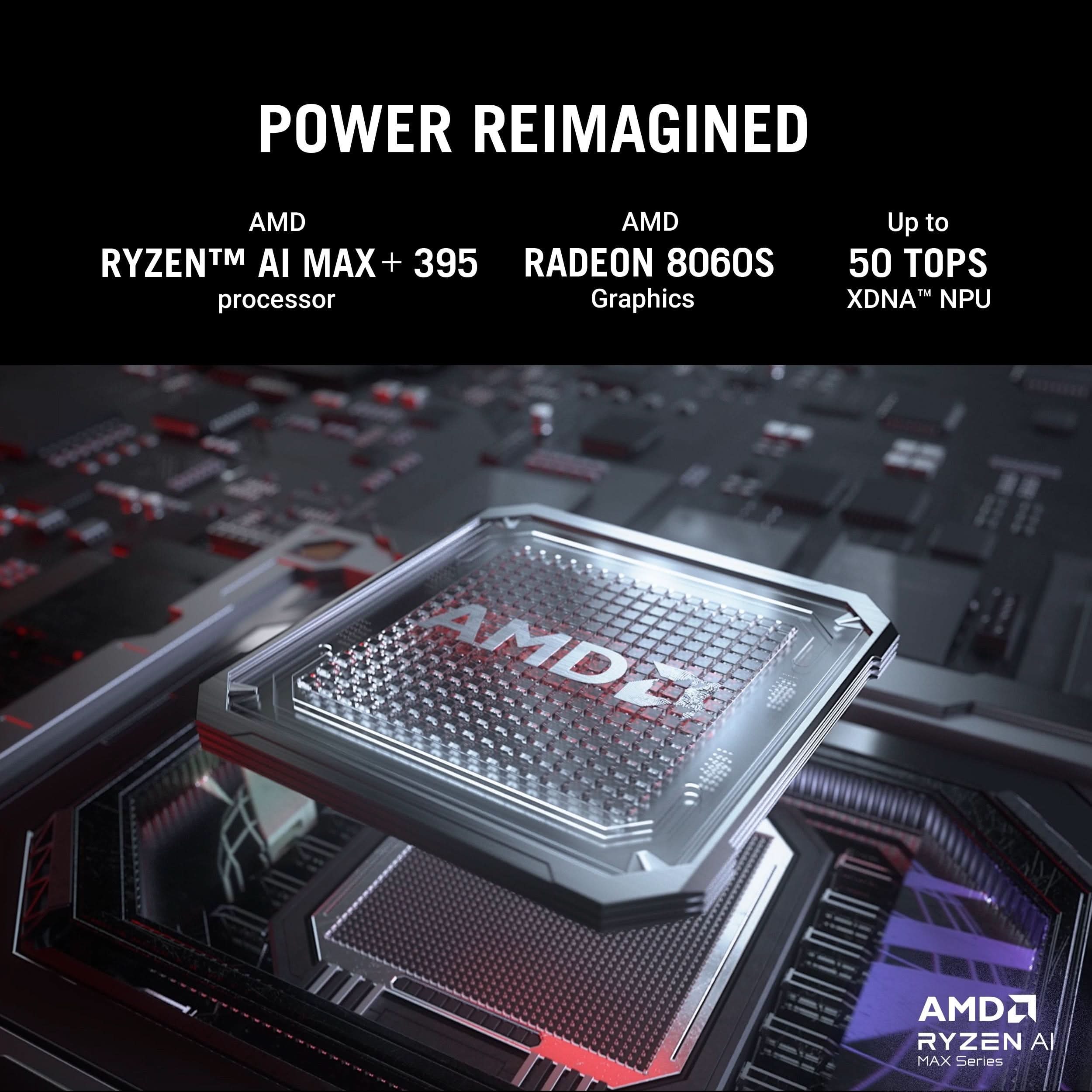 ASUS ROG Flow Z13, Gaming Laptop, AMD Ryzen AI MAX+ 395, AMD Radeon 8060S (64GB/1TB/34.03 cms (13.4) Touch 2.5K/Windows 11 Home/Microsoft Office Home 2024 + Microsoft 365 Basic) GZ302EA-RU193WS