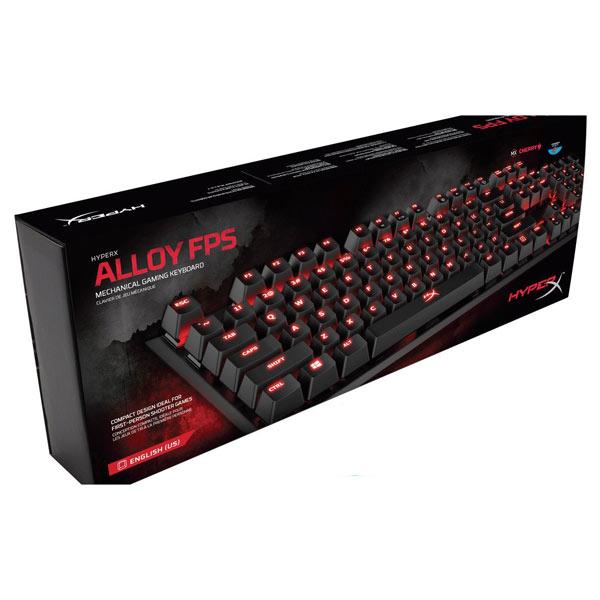 HYPERX Alloy FPS LED Full Size Mechanical Wired Gaming Keyboard ( Black ) ( Cherry MX Blue Switch )