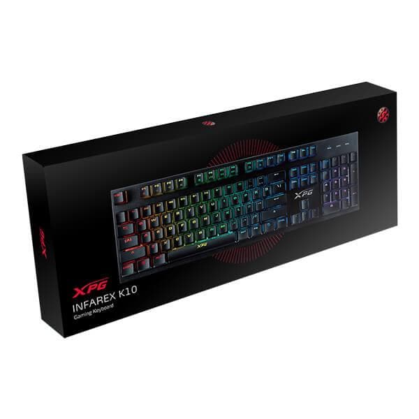 ADATA XPG Infarex K10 Full Size Wired Gaming Keyboard (Black) (Mem-chanical Switch) (75260009)