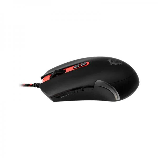 MSI Interceptor DS100 Wired Ergonomic Gaming Mouse ( INTERCEPTOR-DS100 ) ( 3500DPI / 8 Macro Button ) ( Black )