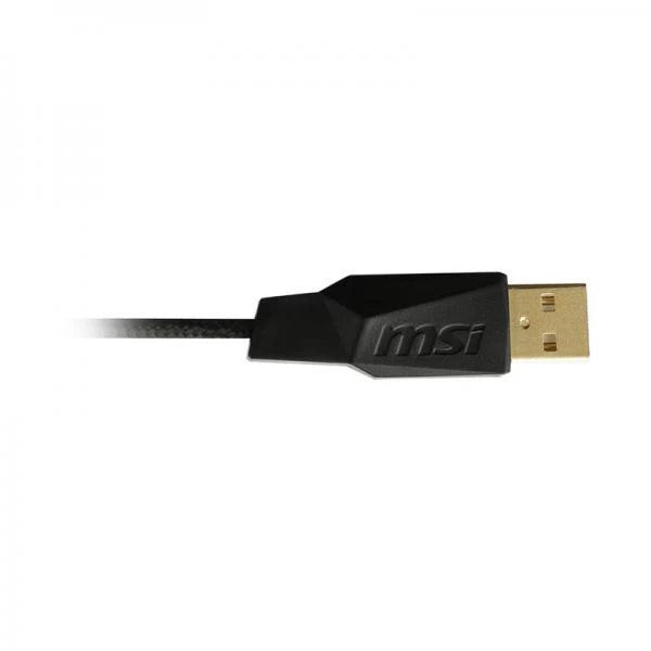 MSI Interceptor DS300 Wired Ergonomic Gaming Mouse ( INTERCEPTOR-DS300 ) ( 8200DPI / 6 Macro Button ) ( Black )