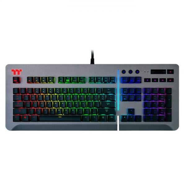 THERMALTAKE Level 20 Full Size USB Gaming Keyboard ( Black ) ( Cherry MX Silver Switch )
