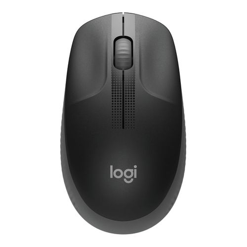 LOGITECH M190 Wireless Ambidextrous Gaming Mouse ( 910-005913 ) ( 1000DPI / 3 Macro Button ) ( Charcoal )