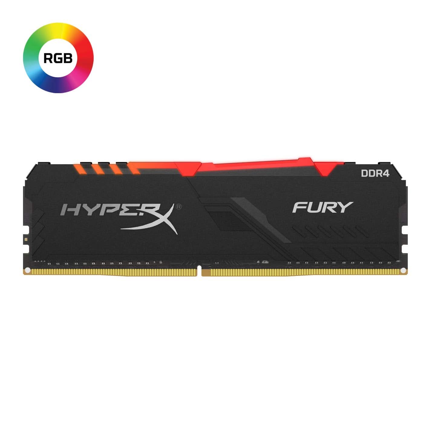 KINGSTON HYPERX FURY RGB 16 GB DDR4 3600MHZ RAM