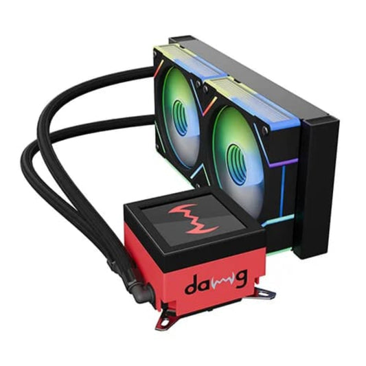 DAWG L240 ARGB 240mm CPU Liquid Cooler ( With LCD Display )( Black ) - Mehta Brothers Shop