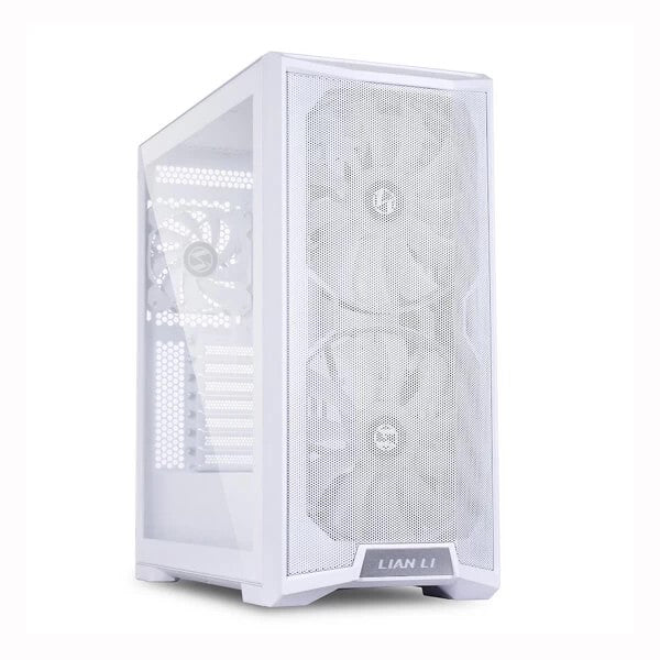 LIAN LI Lancool 215 ARGB EATX Mid Tower Cabinet (White)
