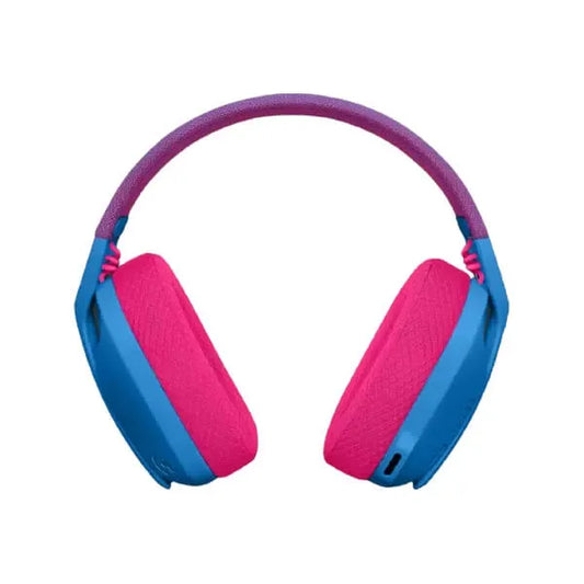 LOGITECH G435 Wireless + Bluetooth 7.1 Surround Gaming Headphone ( Blue-Rasberry ) ( PS4 / PS5 / Mac OS )
