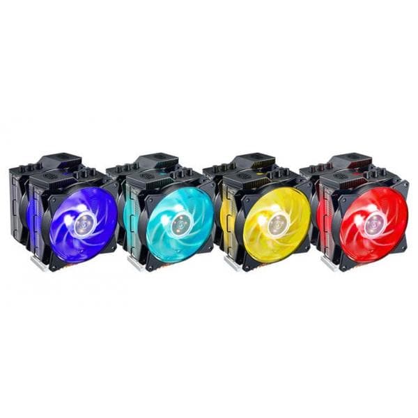 COOLER MASTER Master Air MA621P TR4 Edition 120mm RGB Single Tower CPU Air Cooler (Black)