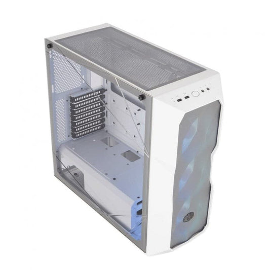 COOLER MASTER Masterbox TD500 Mesh EATX Mid Tower Cabinet (White)