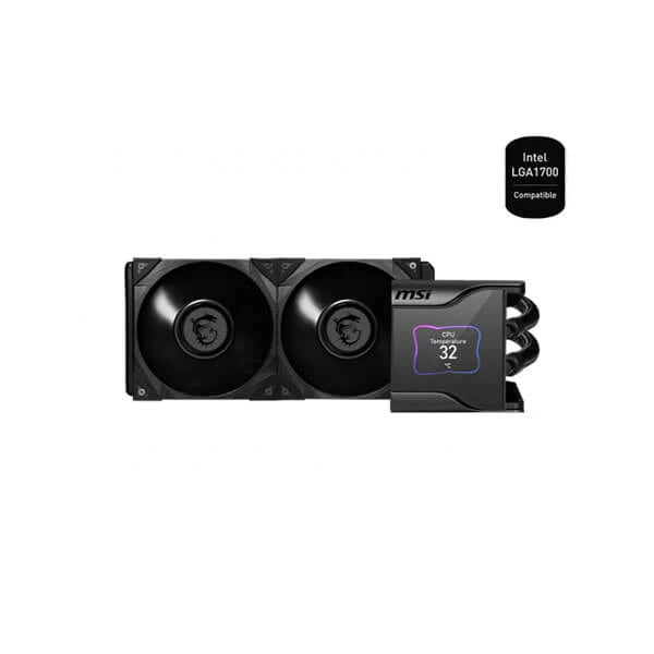 MSI MEG CoreLiquid S280 ARGB 280mm CPU Liquid Cooler (Black)