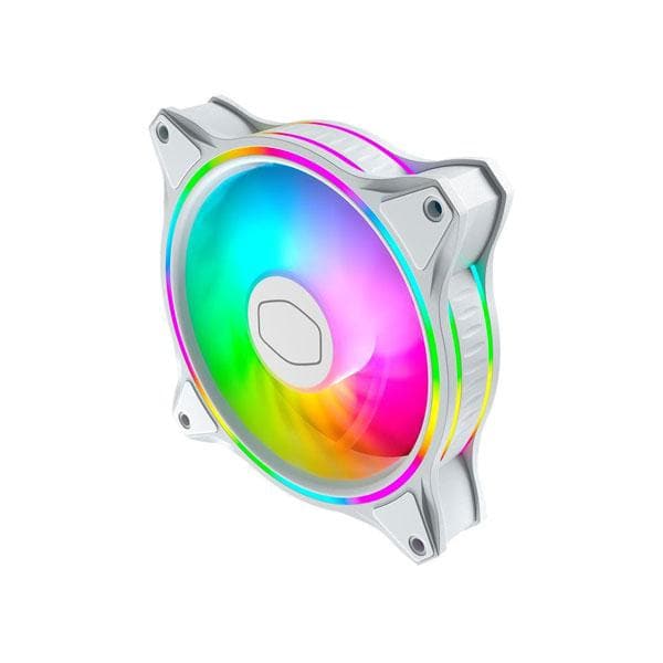 COOLER MASTER MasterFan MF120 Halo ARGB Cabinet Fan (White) (Triple Pack)