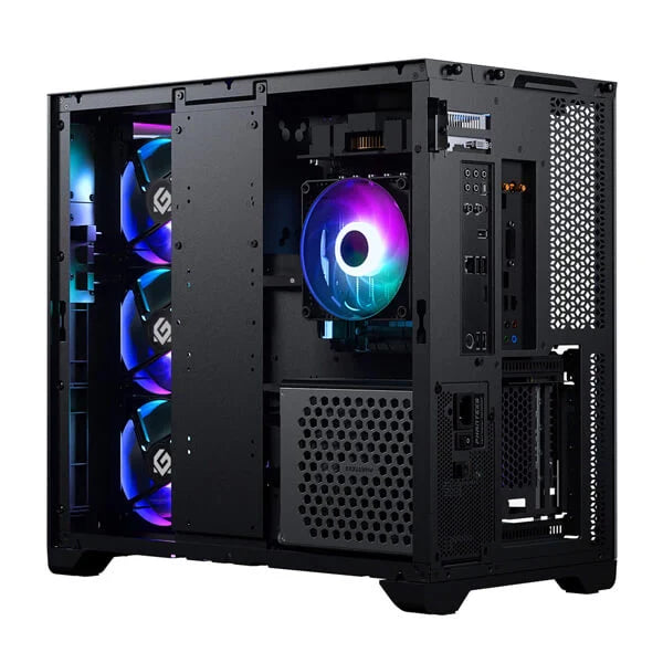 PHANTEKS MagniumGear Neo Qube 2 infinity Mirror DRGB EATX Mid Tower Cabinet (Black)