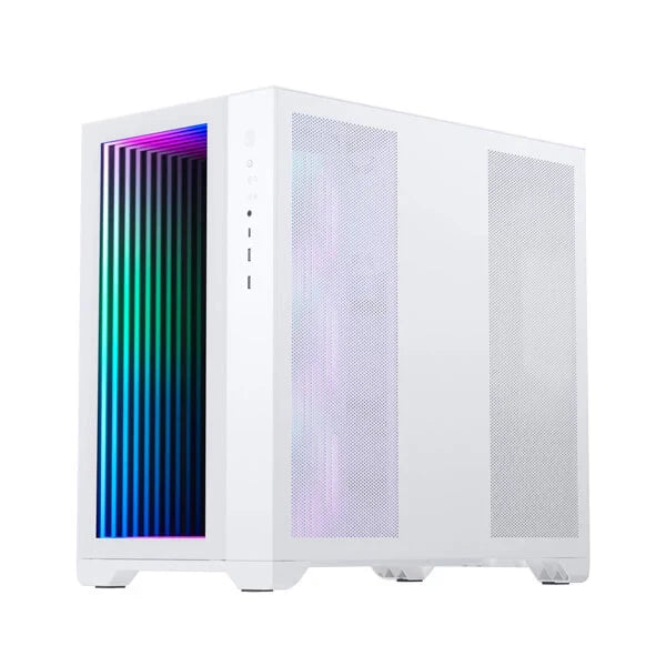 PHANTEKS MagniumGear Neo Qube 2 Infinity Mirror DRGB EATX Mid Tower Cabinet (White)
