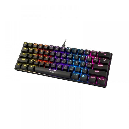 ANT ESPORTS MK1200 Mini 60% RGB Mechanical Wired Gaming Keyboard (Black) (Red Switch) (Linear Switch) (MK1200)