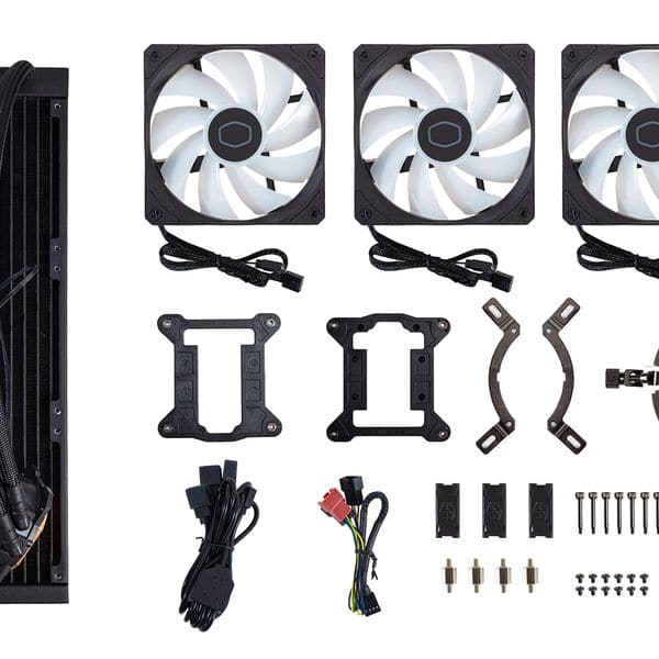 COOLER MASTER Master Liquid 360L Core ARGB Liquid Cooler (Black)