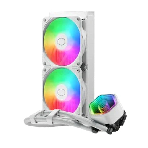 Cooler Master MasterLiquid Core NEX 240 ARGB CPU Liquid Cooler White