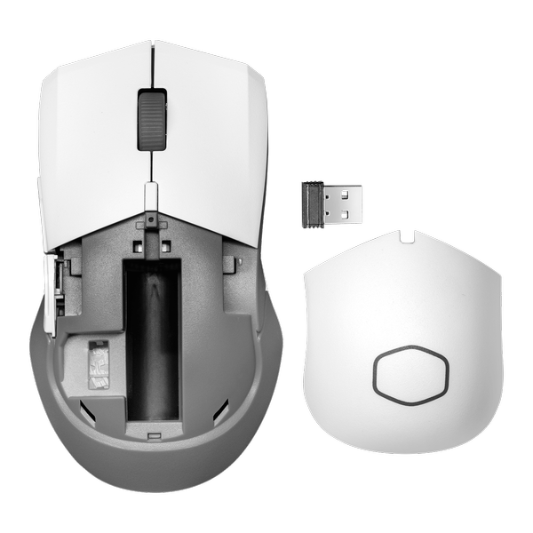 COOLER MASTER MM311 Wireless Ambidextrous Gaming Mouse ( MM-311-WWOW1 ) ( 10000DPI / 6 Macro Buttons ) ( White )