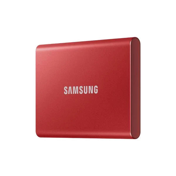 SAMSUNG T7 500GB Gen2 External Solid State Drive (SSD) (Red)