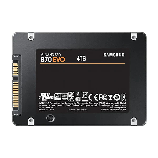 SAMSUNG 870 Evo 4TB 2.5 SATA SATA 3 Internal Solid State Drive (SSD)