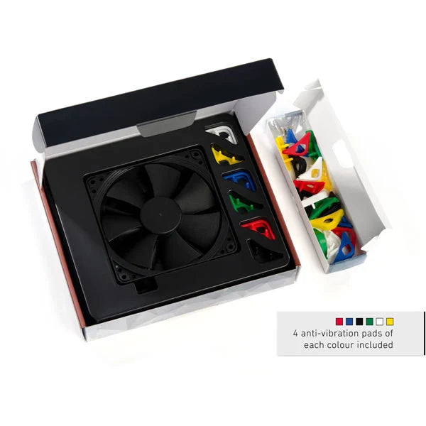 NOCTUA NF-F12 PWM 120mm Chromax Black Swap Non-RGB Cabinet Fan (Single Pack)