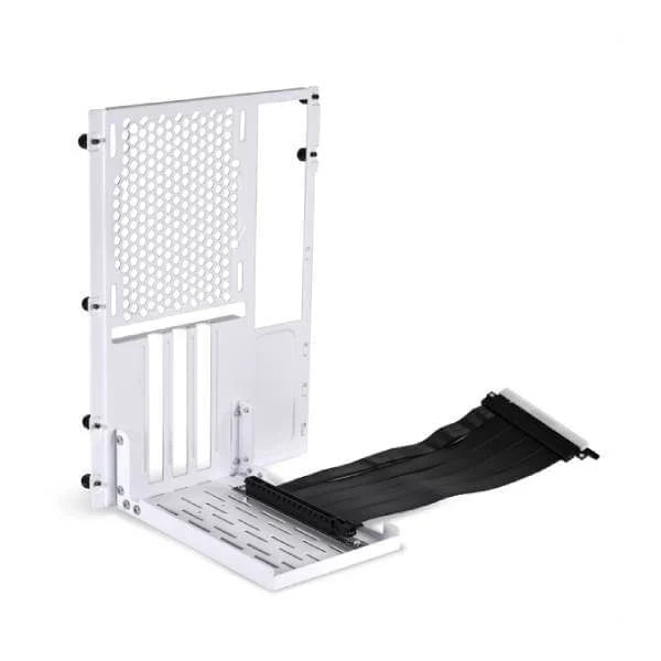 Lian Li O11D-Mini (PCI-E 4.0 X16) Vertical GPU Bracket Kit With 200mm Riser Cable For O11D Mini (White)