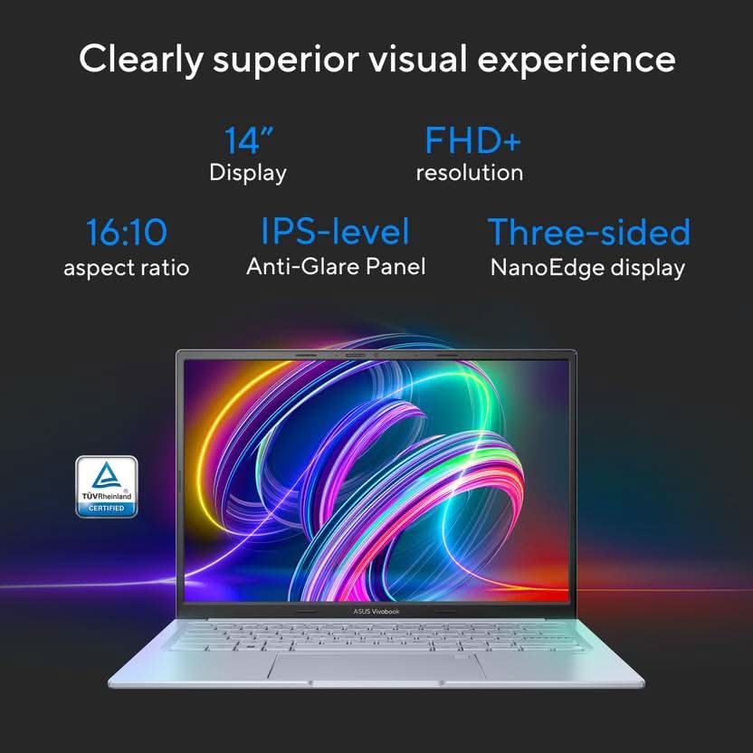 ASUS VIVOBOOK 14X FOR CREATOR, INTEL H-SERIES INTEL CORE I7 12TH GEN 12650H - (16 GB/1 TB SSD/WINDOWS 11 HOME/4 GB GRAPHICS) K3405ZF-LY752WS THIN AND LIGHT LAPTOP (14 INCH, COOL SILVER, 1.45 KG, WITH MS OFFICE)