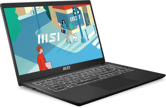 MSI MODERN 15 H B13M 224IN INTEL CORE I9 13TH GEN BUSINESS LAPTOP (16GB, 512GB SSD, WINDOWS 11 HOME, 15.6 INCH FULL HD IPS DISPLAY, MS OFFICE 2021, CLASSIC BLACK, 1.9 KG)