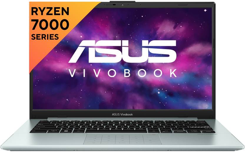 ASUS VIVOBOOK GO 14 AMD RYZEN 5 QUAD CORE 7520U - (8 GB/512 GB SSD/WINDOWS 11 HOME) E1404FA-NK523WS THIN AND LIGHT LAPTOP (14 INCH, GREEN GREY, 1.38 KG, WITH MS OFFICE)
