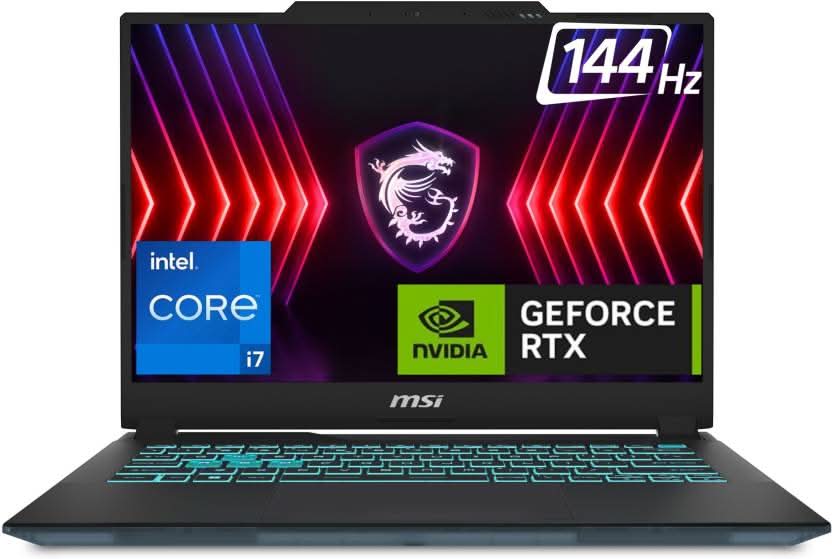 MSI CYBORG 14 INTEL CORE I7 13TH GEN 13620H - (16 GB/512 GB SSD/WINDOWS 11 HOME/6 GB GRAPHICS/NVIDIA GEFORCE RTX 4050) CYBORG 14 A13VE-201IN GAMING LAPTOP (14 INCH, TRANSLUCENT BLACK, 1.6 KG, WITH MS OFFICE)