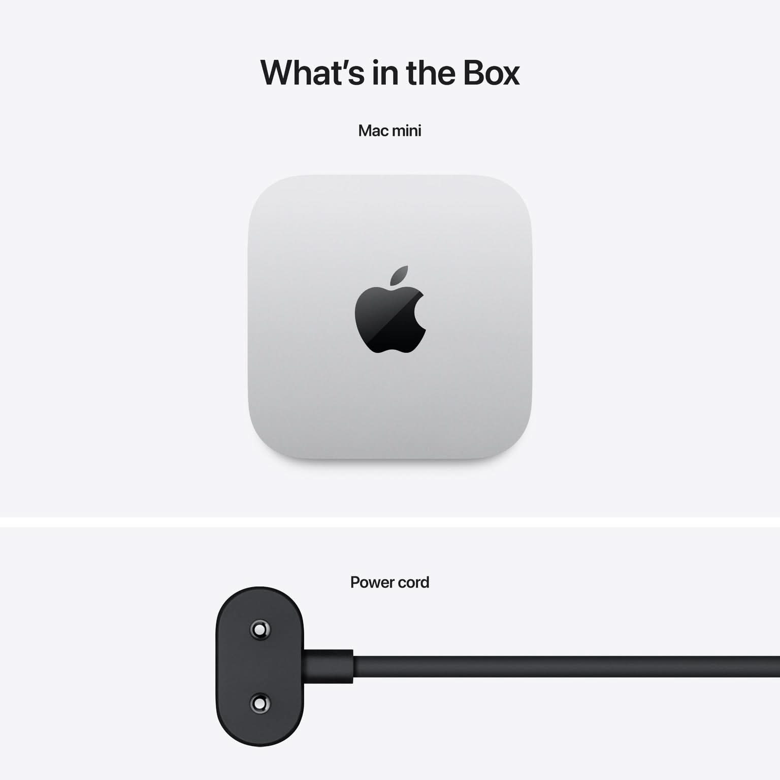 Apple Mac mini M4 chip with 10-core CPU and 10-core GPU, 16GB, 512GB SSD